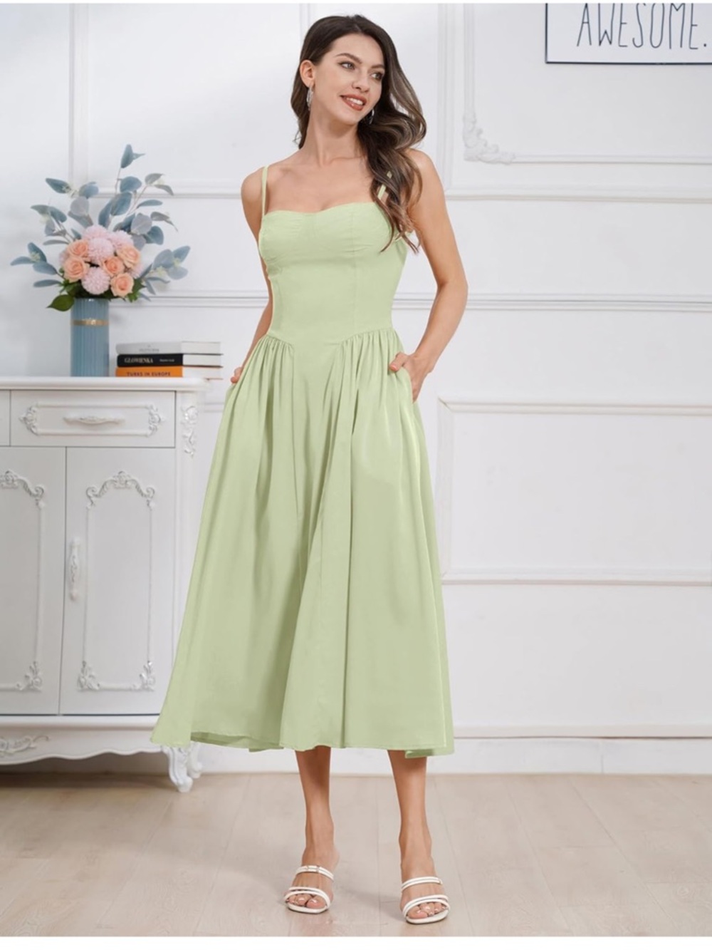 Light Green Dress